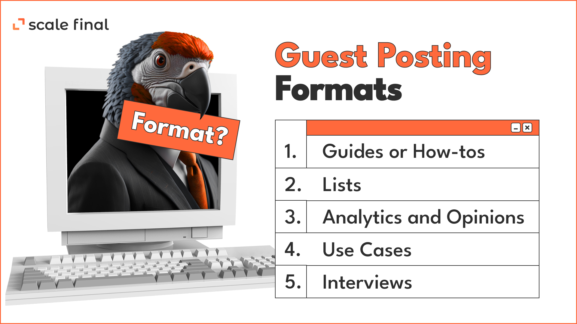 Guest Posting Formats 