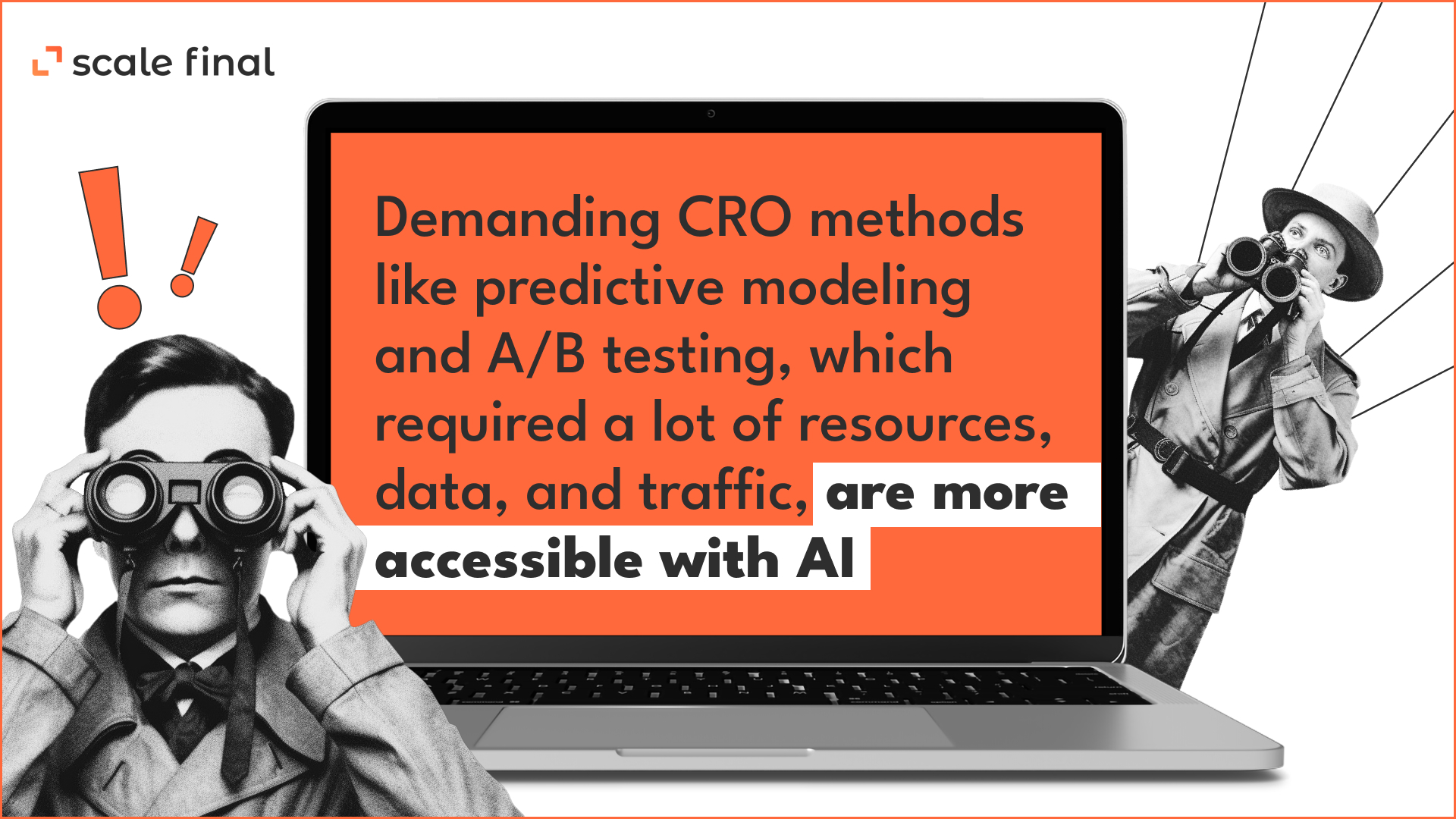 Demanding CRO methods like predictive modeling and A/B testing, which required a lot of resources, data, and traffic, are more accessible with AI.