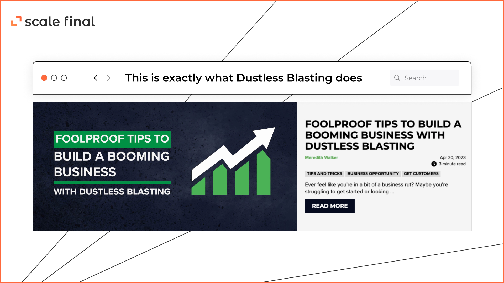 This is exactly what Dustless Blasting does. Blog about the product. 
