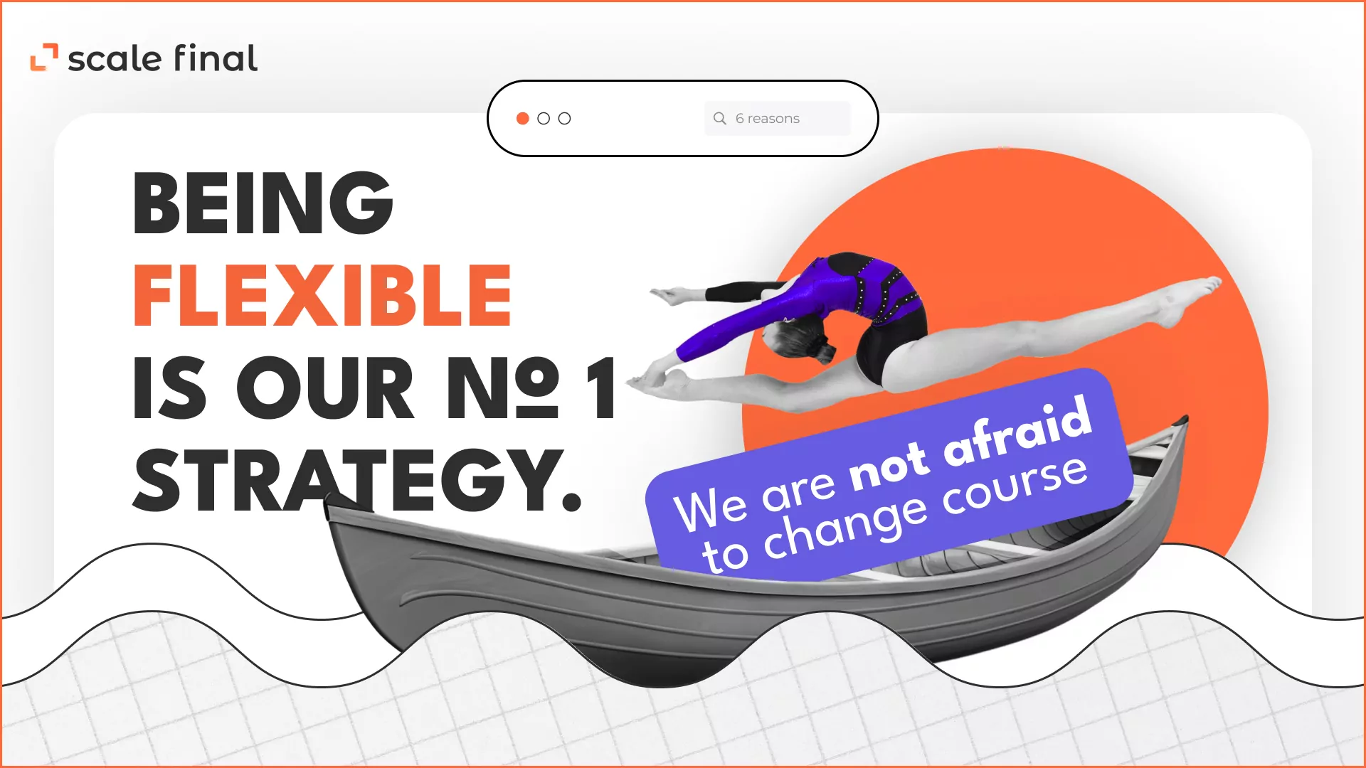 Being flexible is our No. 1 strategy. We are not afraid to change course.