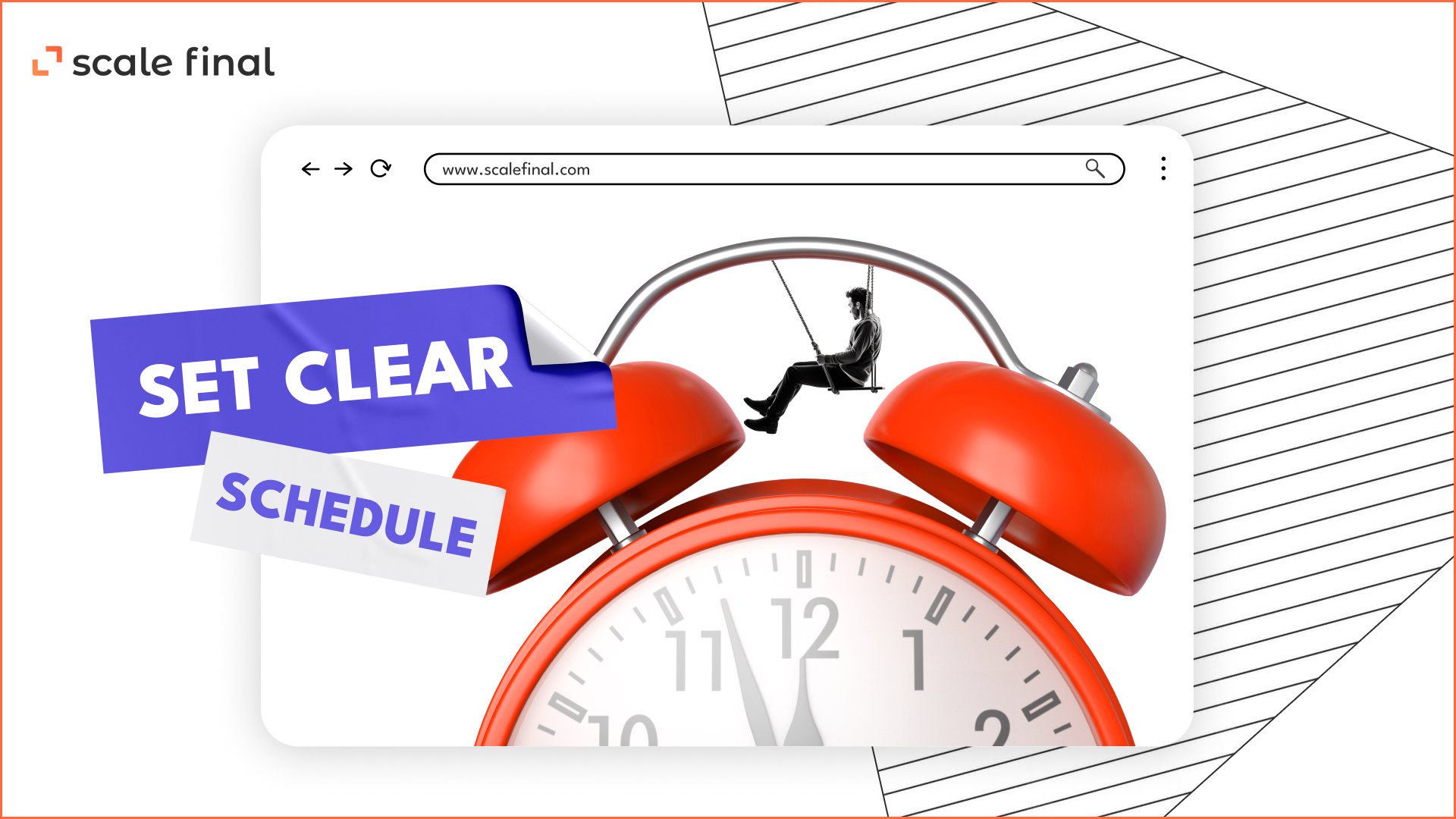 2. Set clear schedule